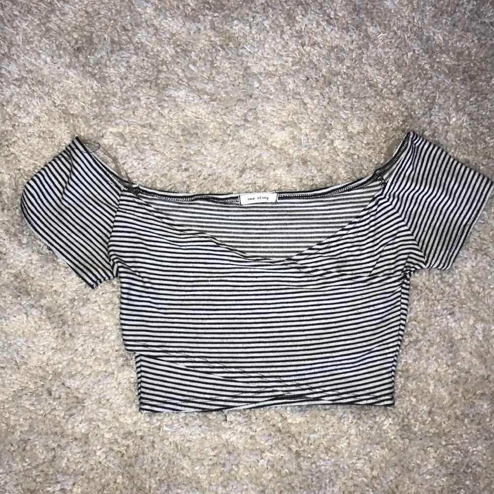 🦓 Striped Cross Crop